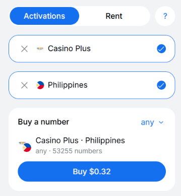 Holen Sie sich Ihre philippinische + 63-Nummer auf SMSFAST