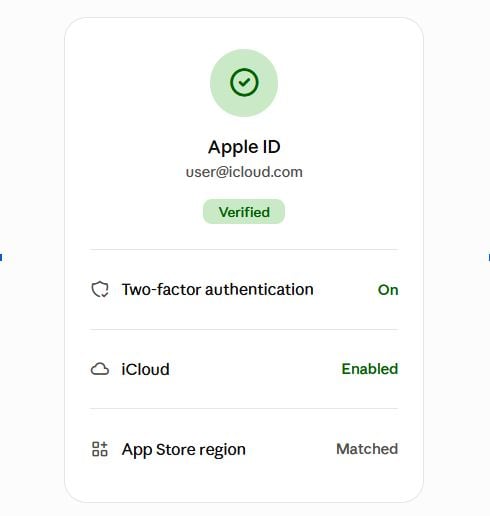 Complete la configuración de su ID de Apple