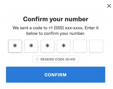 Bestätigen Sie die Nummer auf OkCupid