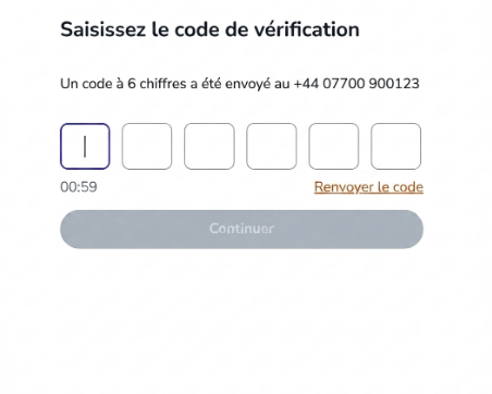 Confirme el número y comience a vender en Leboncoin