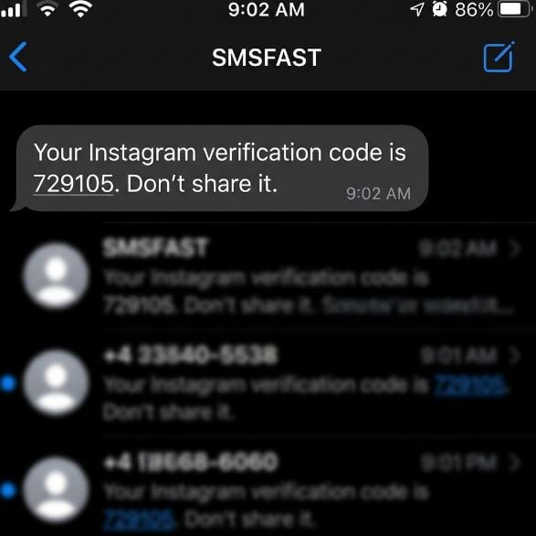 Recevez et entrez le code de vérification