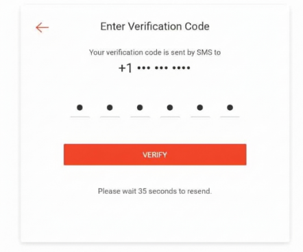 Complete su registro de Shopee