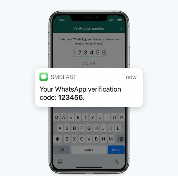 Recevez et entrez le code de vérification