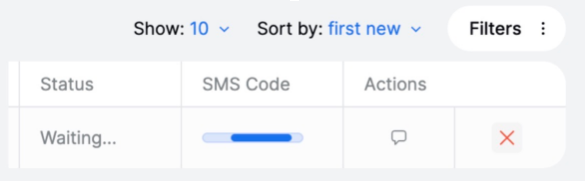 If no code arrives, cancel for an instant refund
