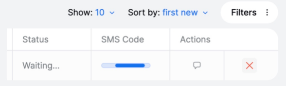 If no code arrives, cancel for an instant refund