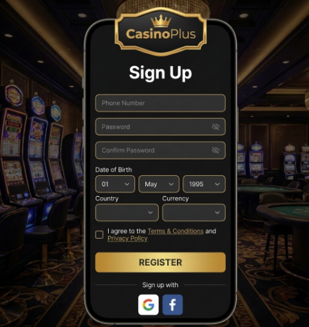 Geben Sie die Nummer auf CasinoPlus ein