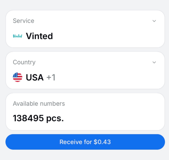 Choose country and rental mode